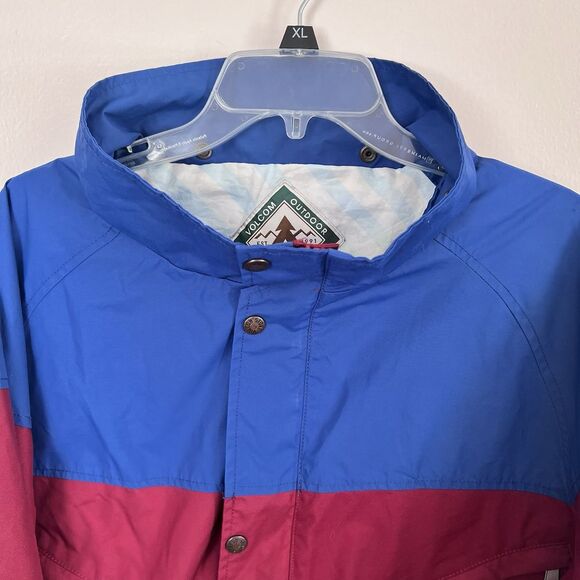 Volcom Outdoor Jacket Full Zip‎ Large Mountain Ridge Lined Outdoor Skiing Rock - Picture 6 of 16